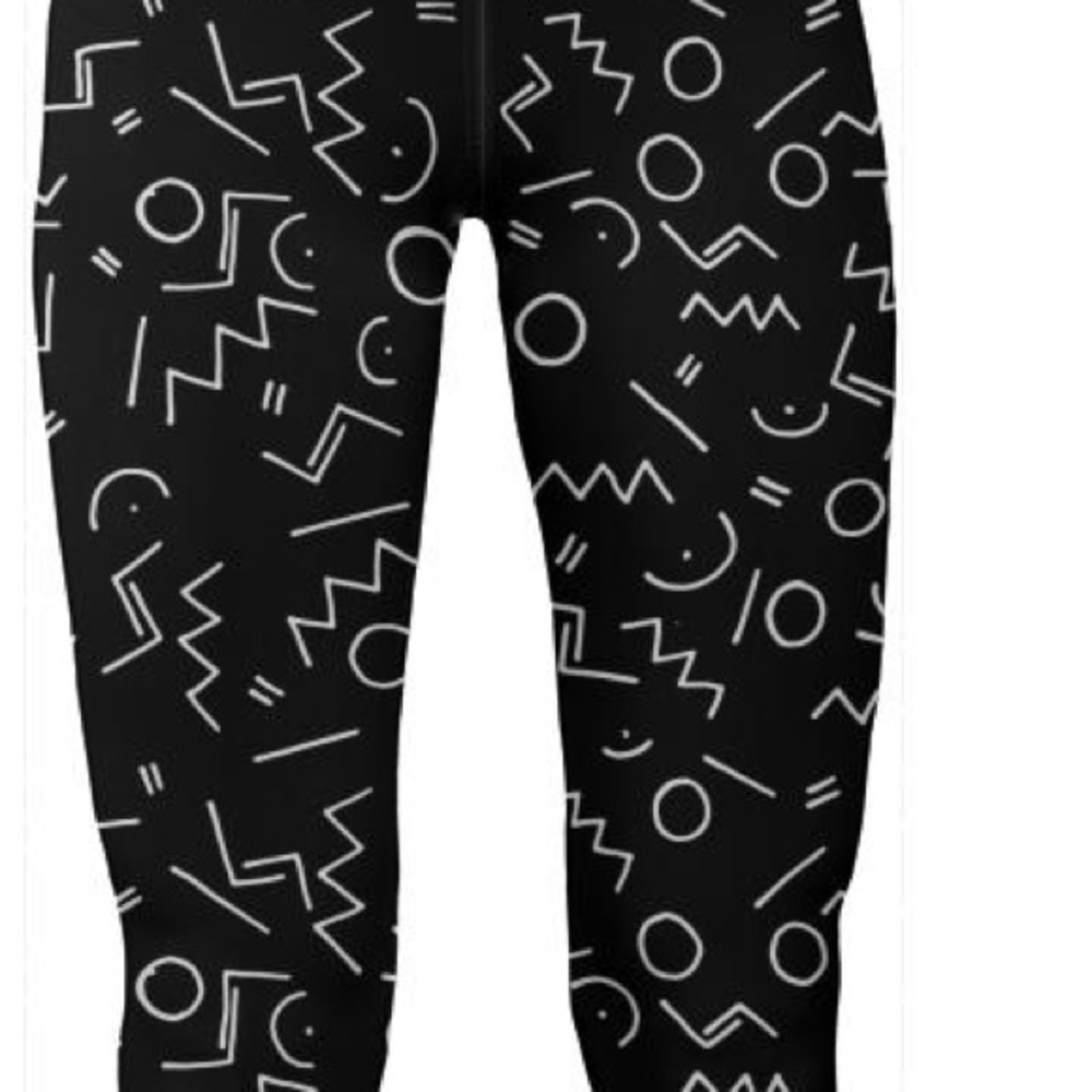 Gottex Tummy Compression Stretch Moisture Wicking  Phone Pkt Active Leggings - Picture 2 of 7